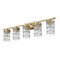Z-Lite Archer 5 Light Vanity, Heirloom Gold & Clear 344-5V-HG - alternate 5